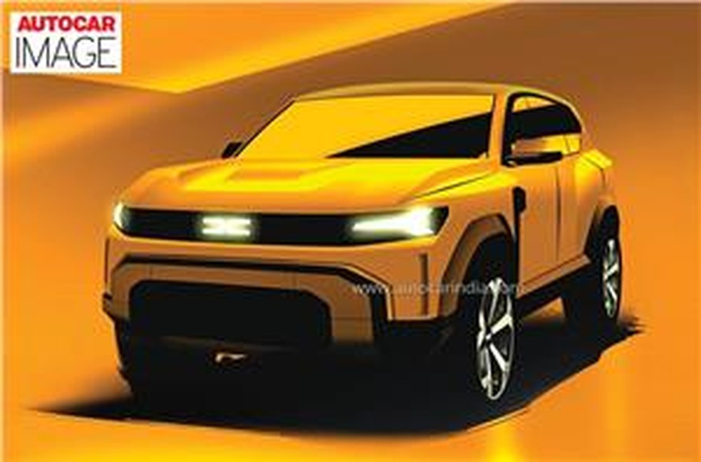 Novo Renault Duster  terá linhas inspiradas no conceito Bigster — Foto: Reprodução/Autocar