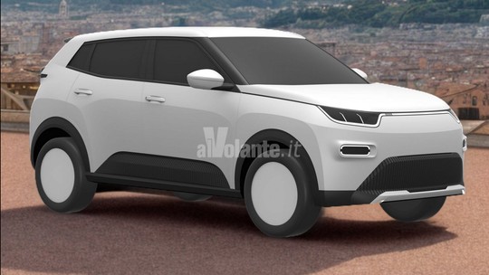 Fiat Uno elétrico? Vaza registro de novo hatch de entrada da marca