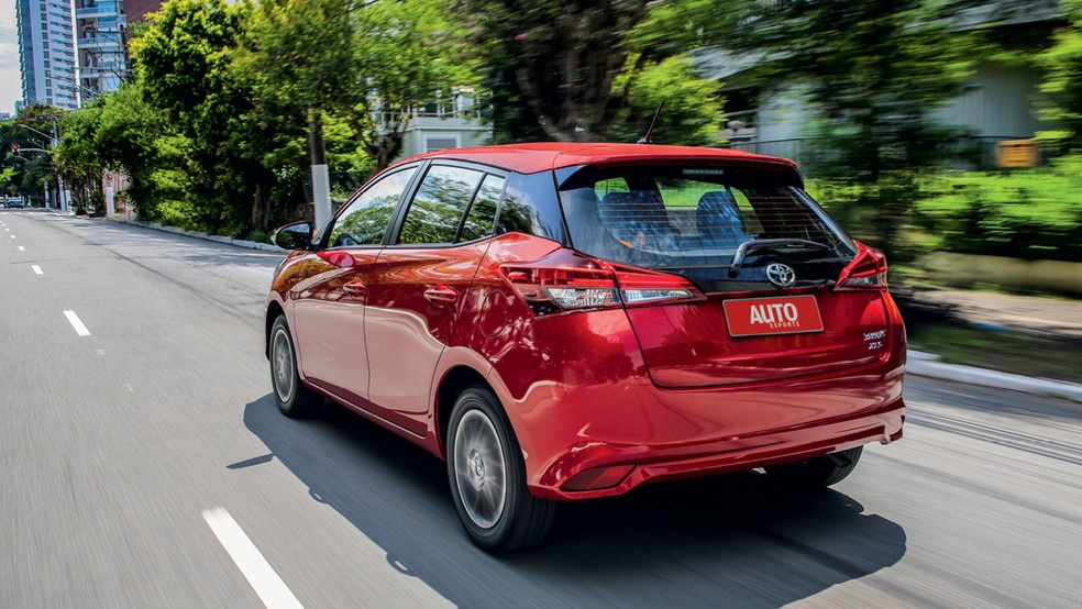 Toyota Yaris é o hatch premium com o maior porta-malas — Foto: Divulgação