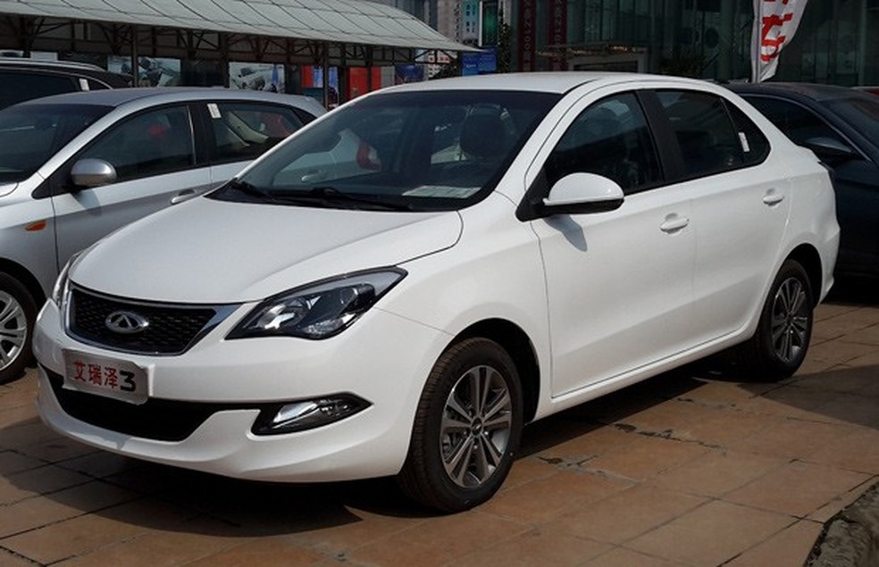 Chery Arrizo 3 é outro cotado para virar nacional, mas chega primeiro como importado (Foto: Reprodução/Wikimedia Commons) — Foto: Auto Esporte