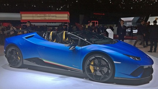 Lamborghini Huracán Performante Spyder estreia em Genebra com zero a 100 km/h em 3,1 segundos
