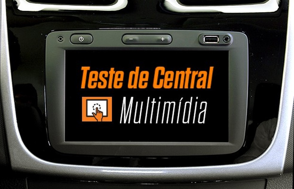 Renault Sandero RS: Teste da central multimídia (Foto: Auto News Brasil) — Foto: Auto Esporte
