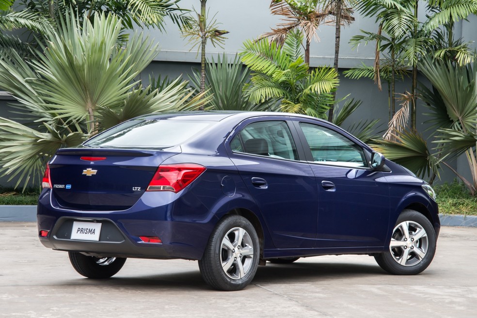 Chevrolet Prisma LTZ ocupou topo da gama do sedã — Foto: Divulgação/Chevrolet