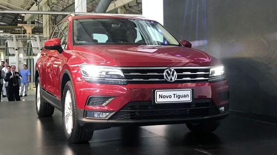 Novo Volkswagen Tiguan de 5 ou 7 lugares estreia no Brasil