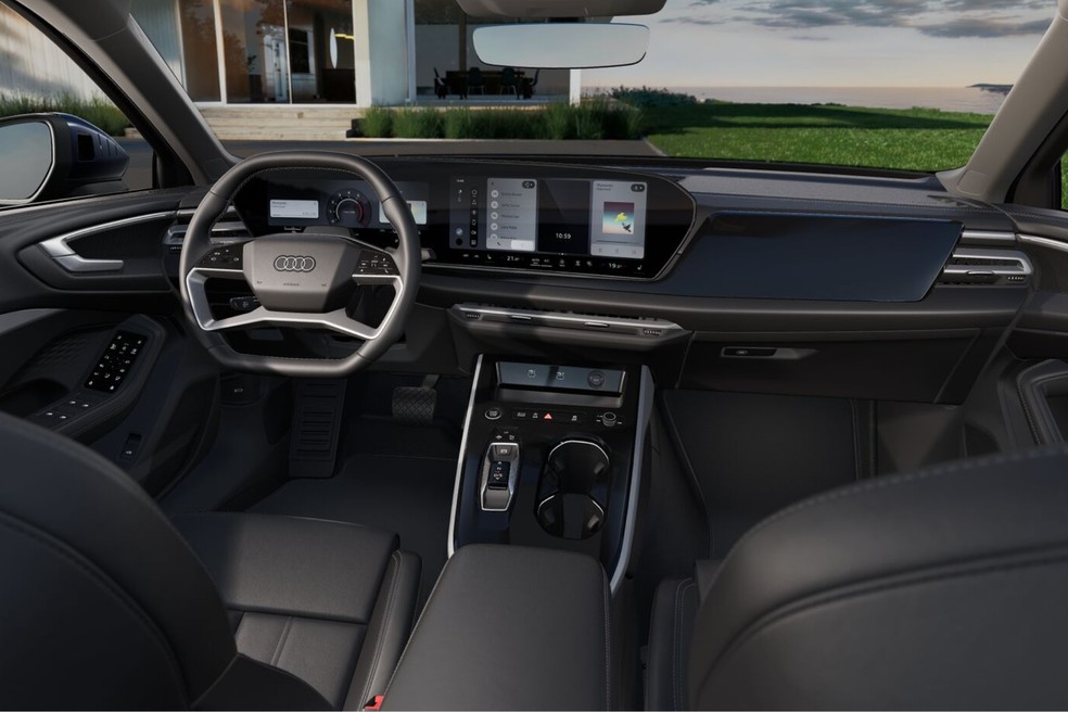 Novo Audi A5 agora tem botões deslizantes no volante — Foto: Divulgação/Audi