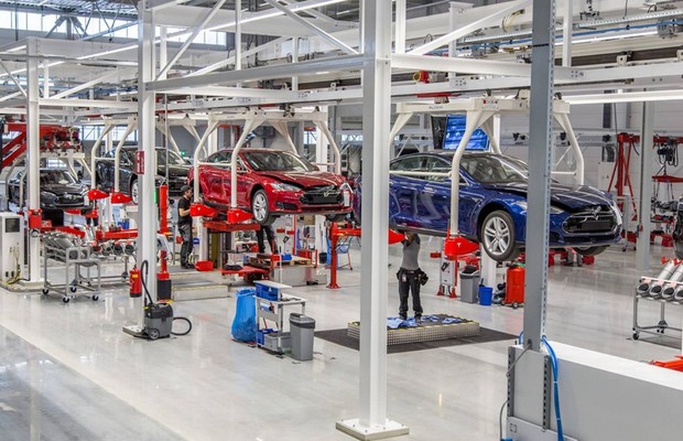 Primeira fábrica da Tesla Motors na Europa (Foto: Divulgação) — Foto: Auto Esporte