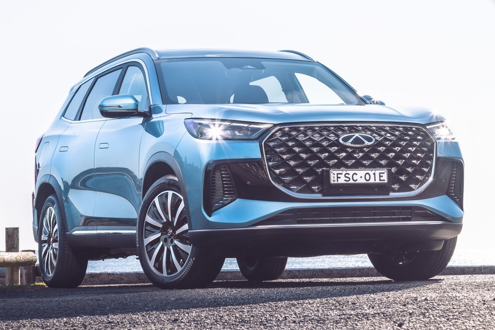 Novo Chery Tiggo 8 Super Hybrid já é vendido na Austrália e no Reino Unido — Foto: Divulgação