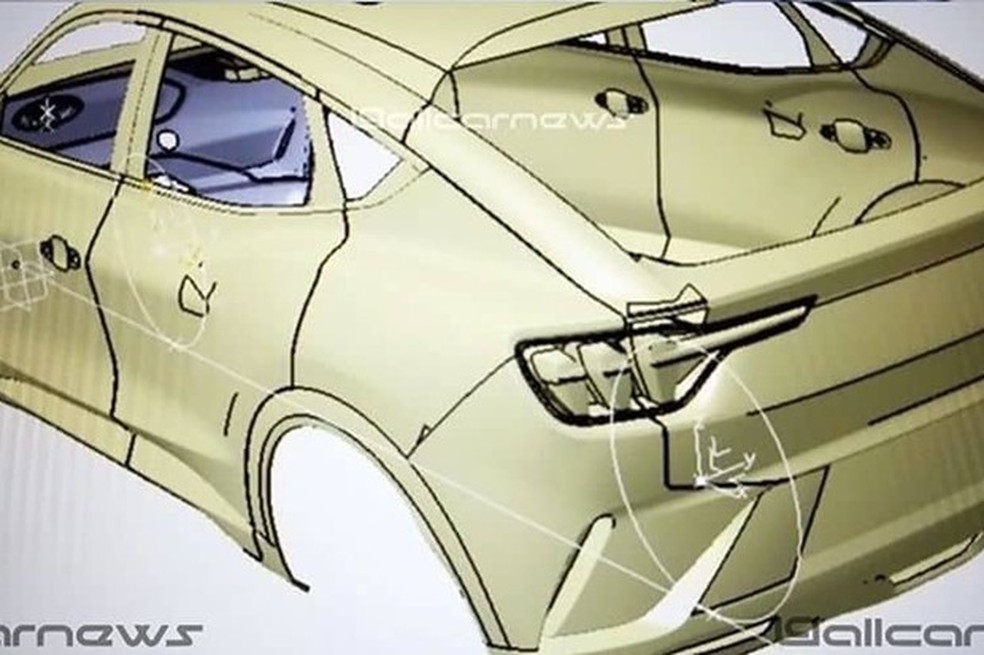 Formas serão de fastback, estilo popularizado pelos cupês (Foto: Allcarnews/Reprodução) — Foto: Auto Esporte