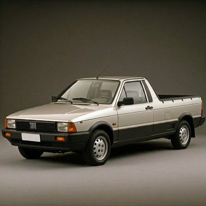 Fiat Strada 1984 criado por inteligência artificial
