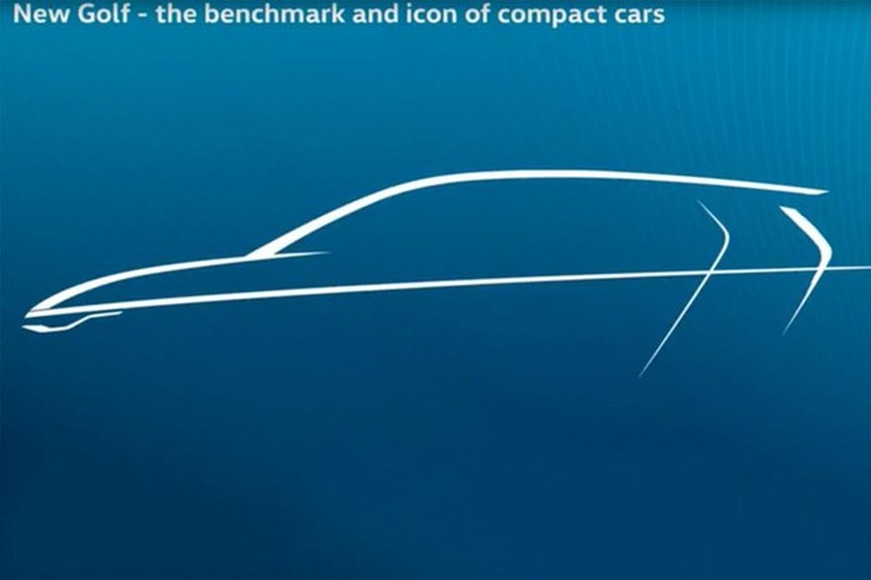 Nova geração do Volkswagen Golf (Foto: Divulgação) — Foto: Auto Esporte