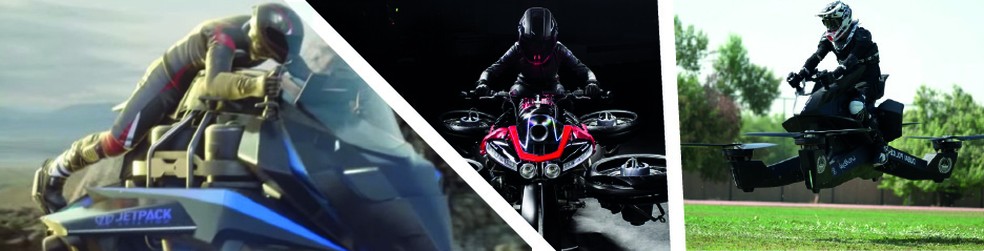 Conheça os diferentes tipos de motos voadoras — Foto: Wagner Magalhaes/G1