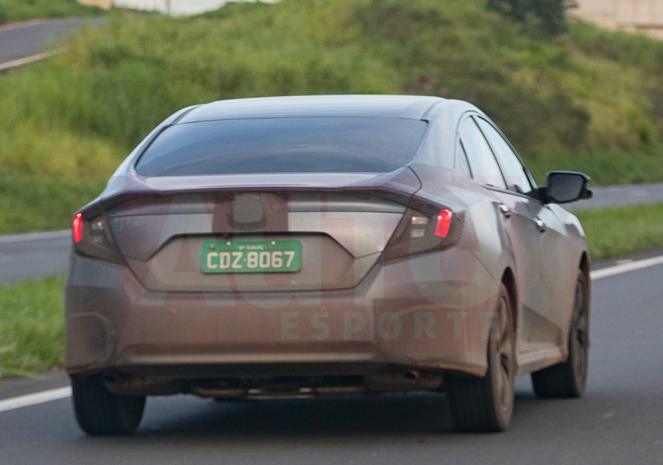 Flagra do novo Honda Civic