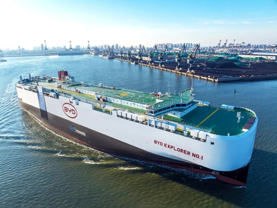 Navio cargueiro da BYD