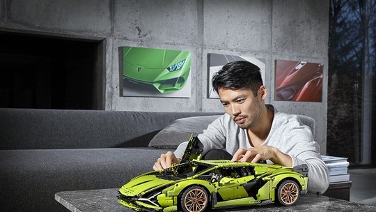 LEGO lança miniatura do Lamborghini Sián FKP 37 por R$ 2.500 