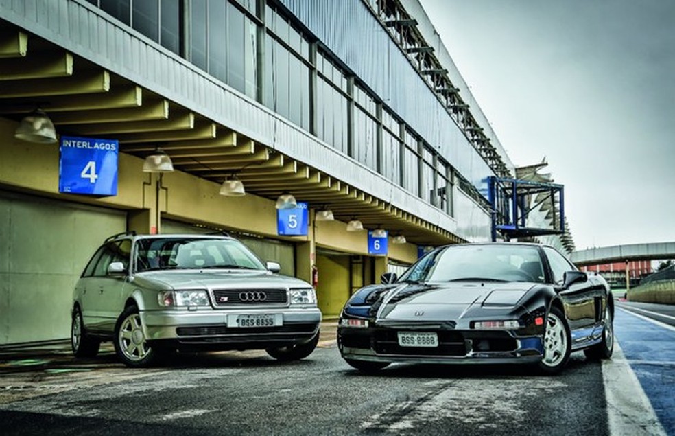 Aceleramos o Audi S4 Avant e o Honda NSX de Ayrton Senna em Interlagos (Foto: Rafael Munhoz) — Foto: Auto Esporte