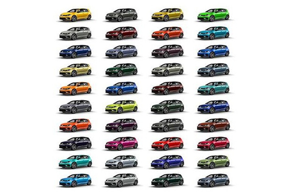 Volkswagen Golf R cores (Foto: divulgação) — Foto: Auto Esporte