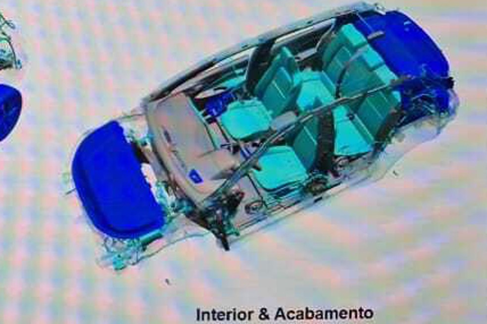 Painel do Chevrolet Sonic deverá ser igual ao do Onix — Foto: Divulgação
