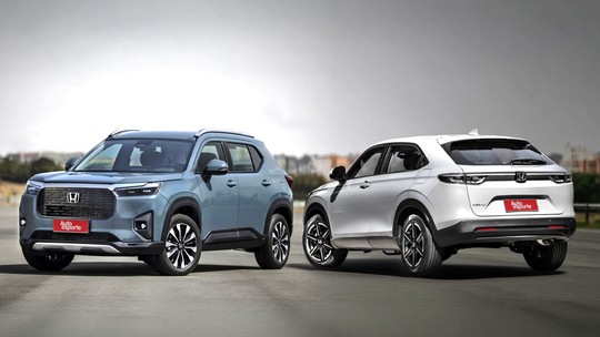 Honda WR-V x HR-V: compare consumo, desempenho e equipamentos dos SUVs