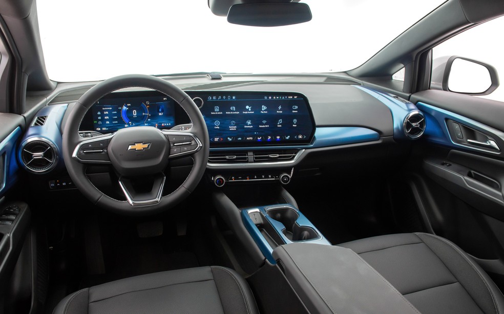 Qualidade dos materiais é ponto forte do Chevrolet Equinox EV — Foto: Divulgação