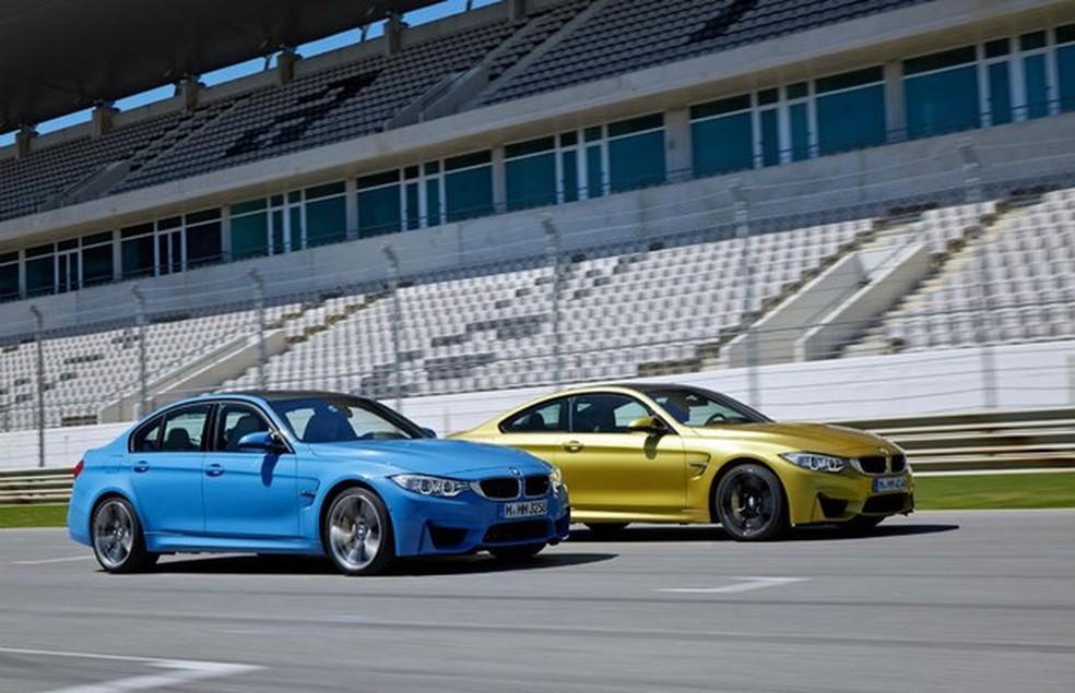 BMW M3 Sedan e M4 Coupé (Foto: Divulgação) — Foto: Auto Esporte