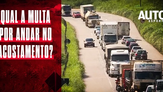 Multa por andar no acostamento: valor, pontos na CNH e outros detalhes