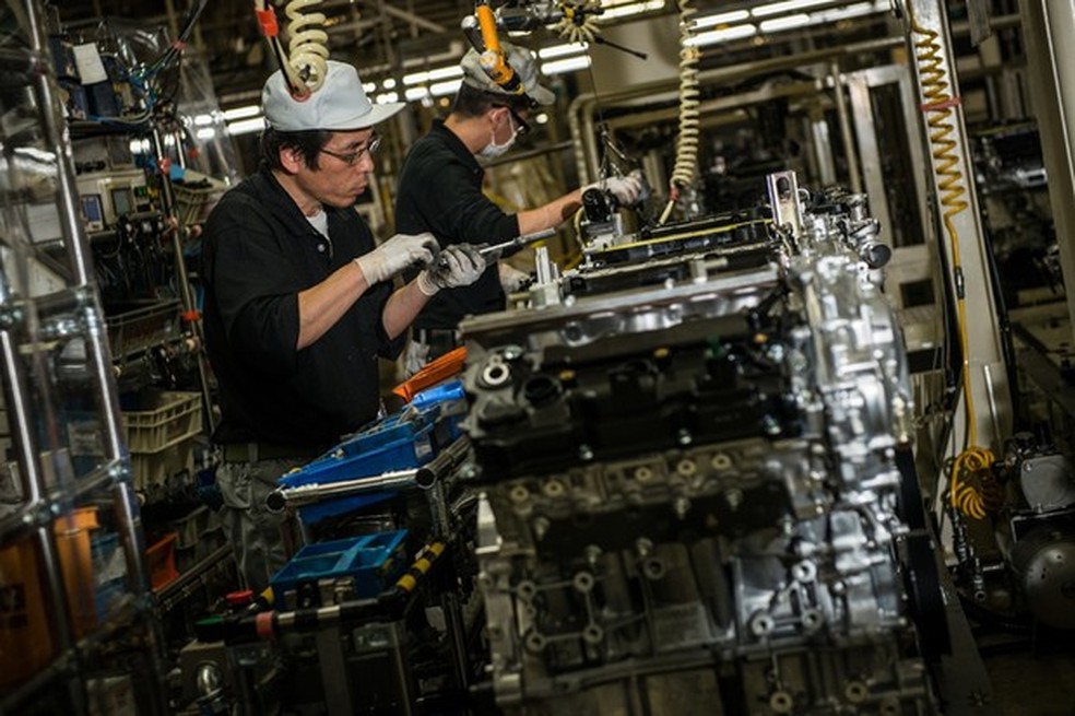 Fábrica da Nissan no Japão (Foto: Divulgação) — Foto: Auto Esporte