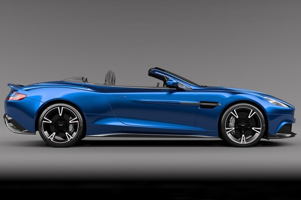 Perfil do Vanquish Volante S é ainda mais belo que o do cupê (Foto: Divulgação) — Foto: Auto Esporte