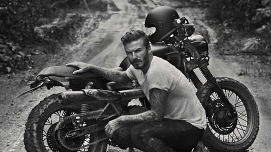 David Beckham tem coleção de motos de dar inveja e uma delas está no Brasil