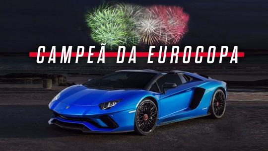 Ferrari, Lamborghini, Alfa Romeo, Maserati e Fiat comemoram o título da Itália na Eurocopa