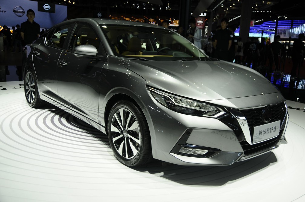 Nissan Sylphy, ou Sentra, revelado no Salão de Xangai — Foto: Newspress