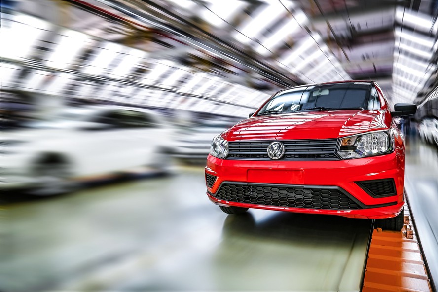 Volkswagen Gol fábrica de Taubaté, em SP