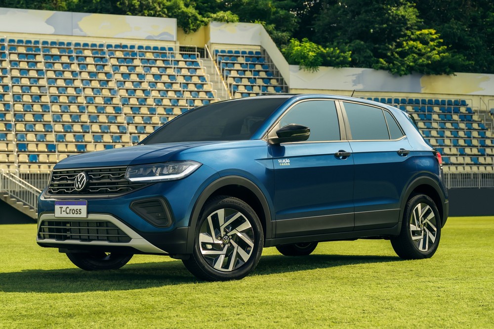 Volkswagen T-Cross Seleção quer ser carro do hexa por R$ 129.990