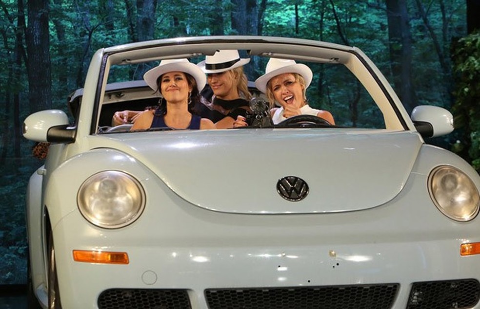 Trio Australiano durante a participação no Ellen Degeneres Show (Foto: Divulgação) — Foto: Auto Esporte