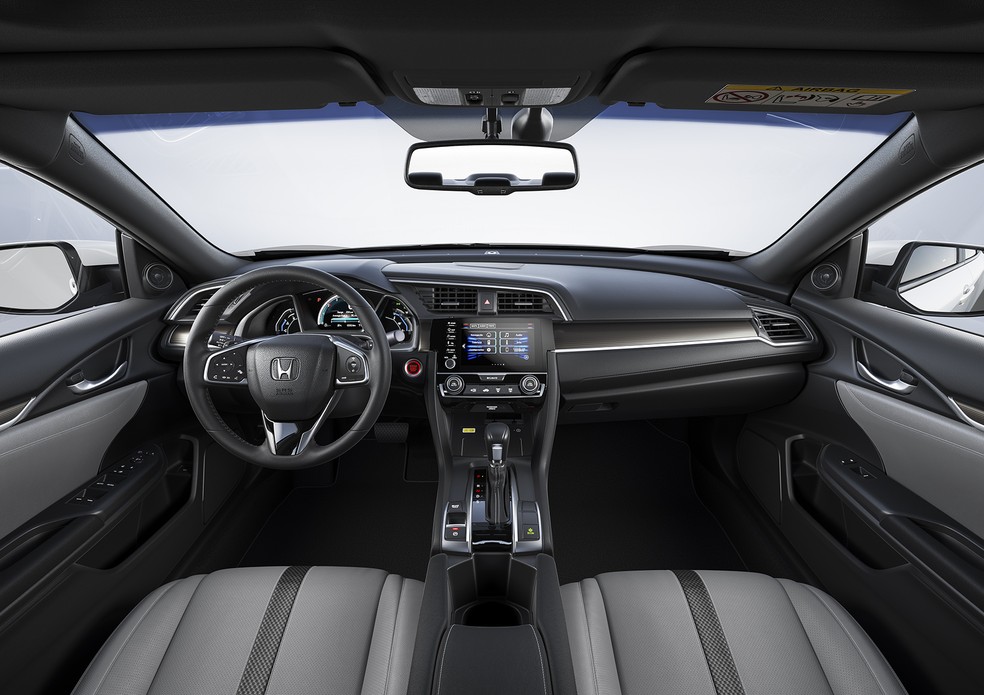 O interior do novo Honda Civic 2021 — Foto: Divulgação