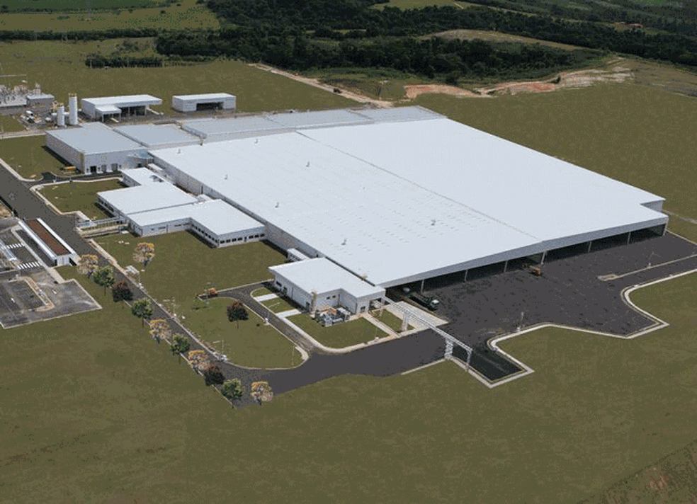 Projeção de como ficará a fábrica da Toyota em Sorocaba após a expansão — Foto: Divulgação