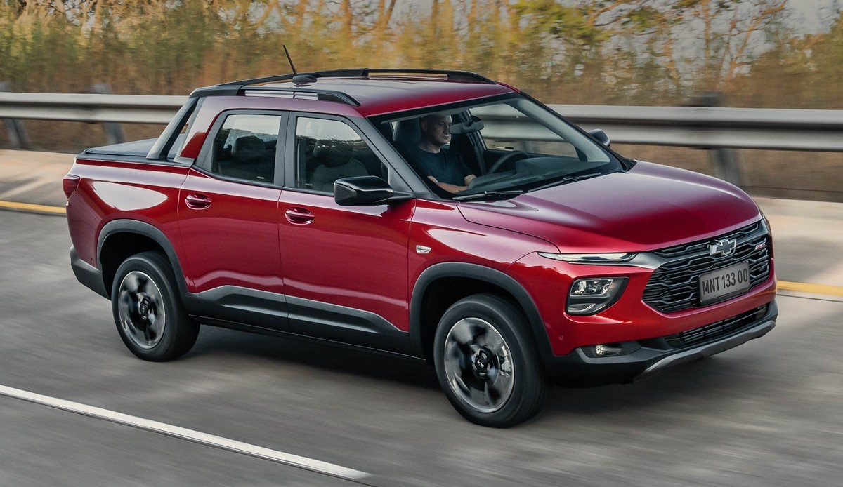 Chevrolet Montana RS será versão mais cara da picape; preço é de Fiat Toro