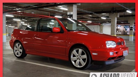Achado usado: Volkswagen Golf conversível por R$ 52 mil