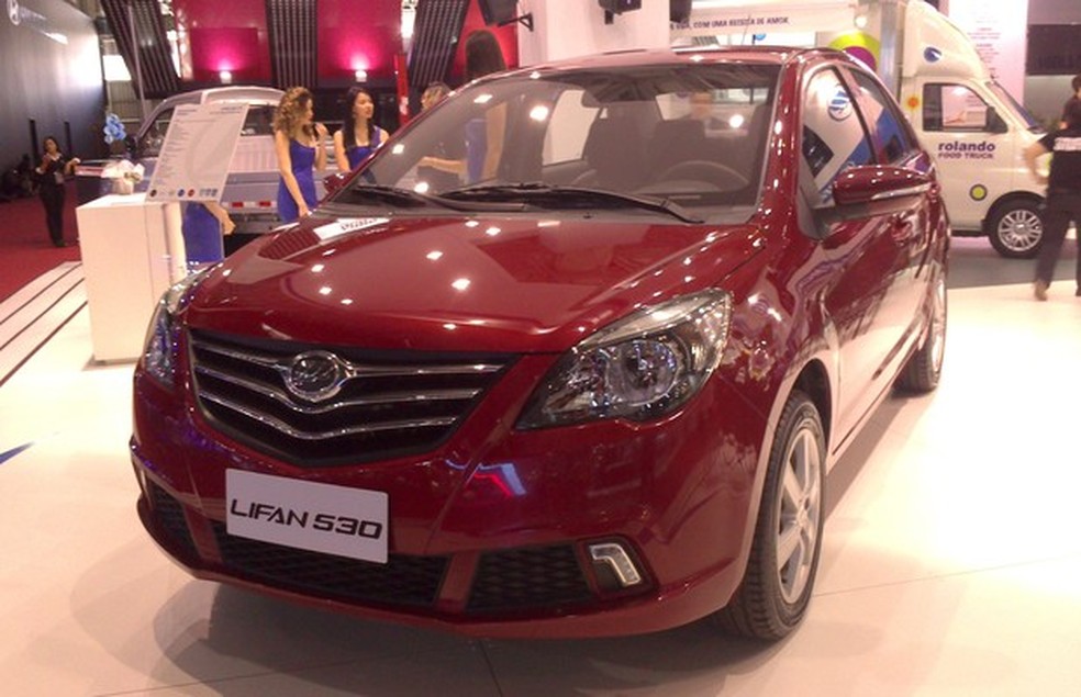 Lifan 530 no Salão do Automóvel 2014 (Foto: Filipe de Oliveira/Auto News Brasil) — Foto: Auto Esporte