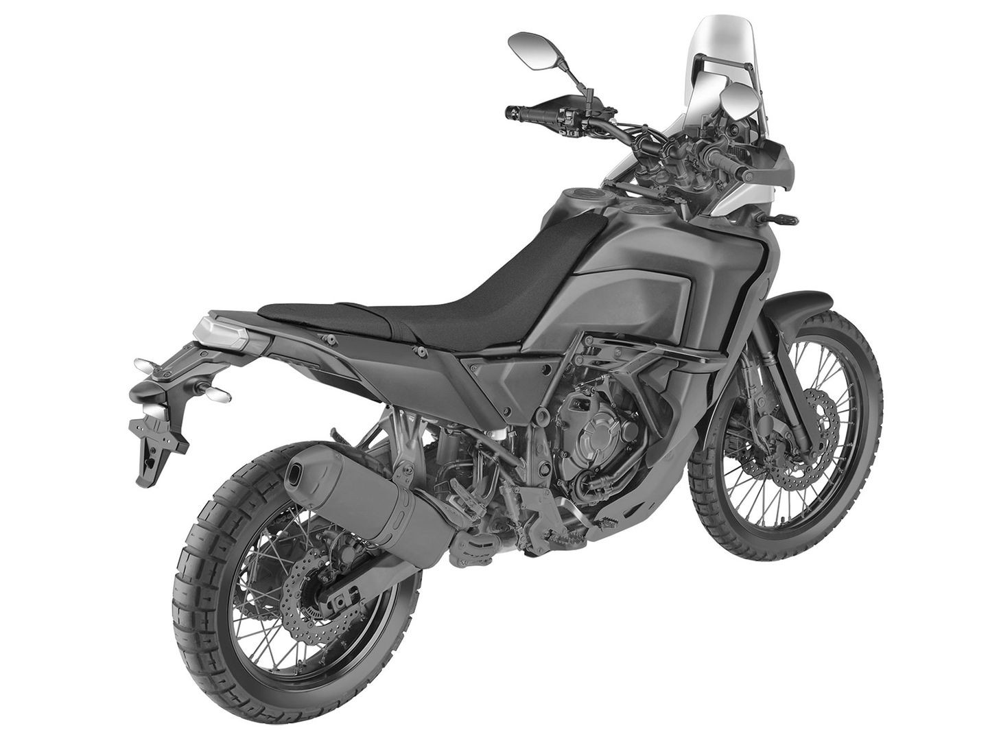 Yamaha Ténéré 700 Raid (Protótipo) — Foto: Reprodução