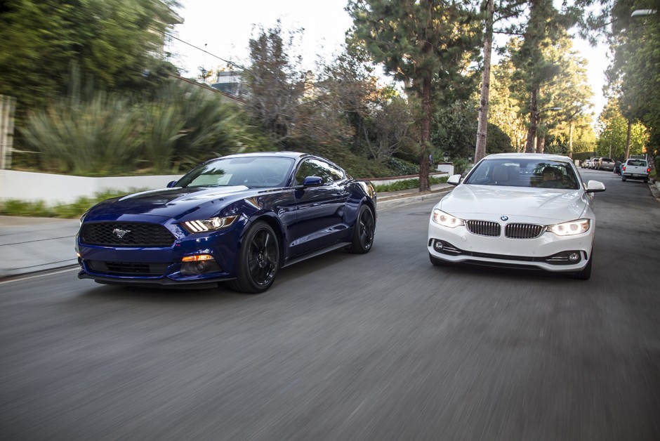 Ford Mustang X BMW Série 4