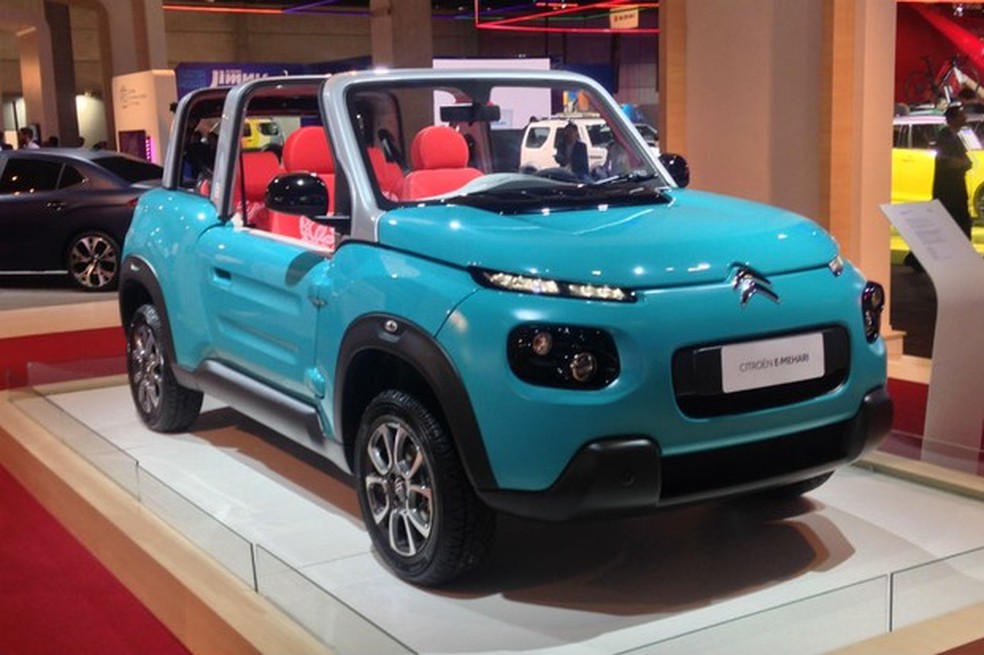 Citroën E-Mehari tem motor elétrico e carroceria de plástico (Foto: Julio Cabral/Auto News Brasil) — Foto: Auto Esporte