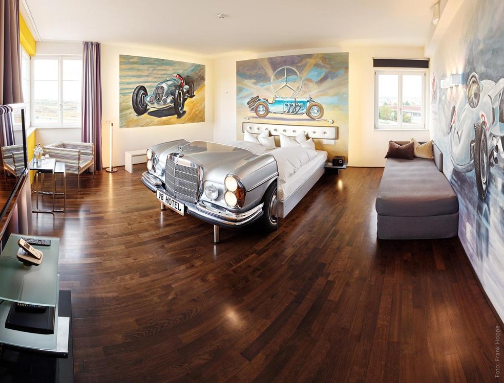 Apartamento Mercedes-Benz é um dos mais luxuosos do local — Foto: Divulgação