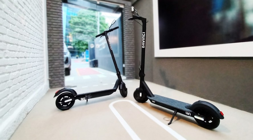 Patinetes elétricos Davinci DV2 e DV1