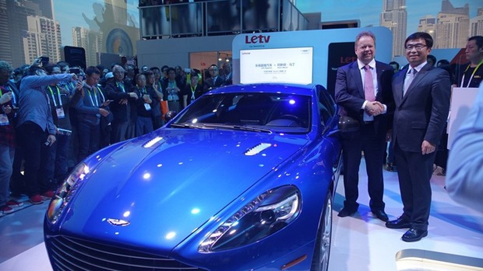 Aston Martin apresenta Rapide S com sistema da Letv (Foto: Divulgação) — Foto: Auto Esporte