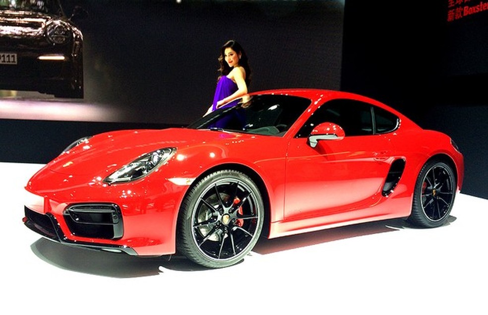 Porsche Boxter GTS no Salão de Pequim (Foto: Guilherme Blanco Muniz/Auto News Brasil) — Foto: Auto Esporte