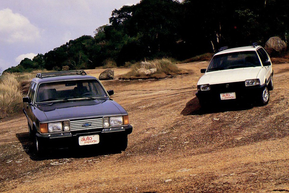Caravan e Quantum eram as peruas de luxo da época (Foto: Arquivo/Auto News Brasil) — Foto: Auto Esporte