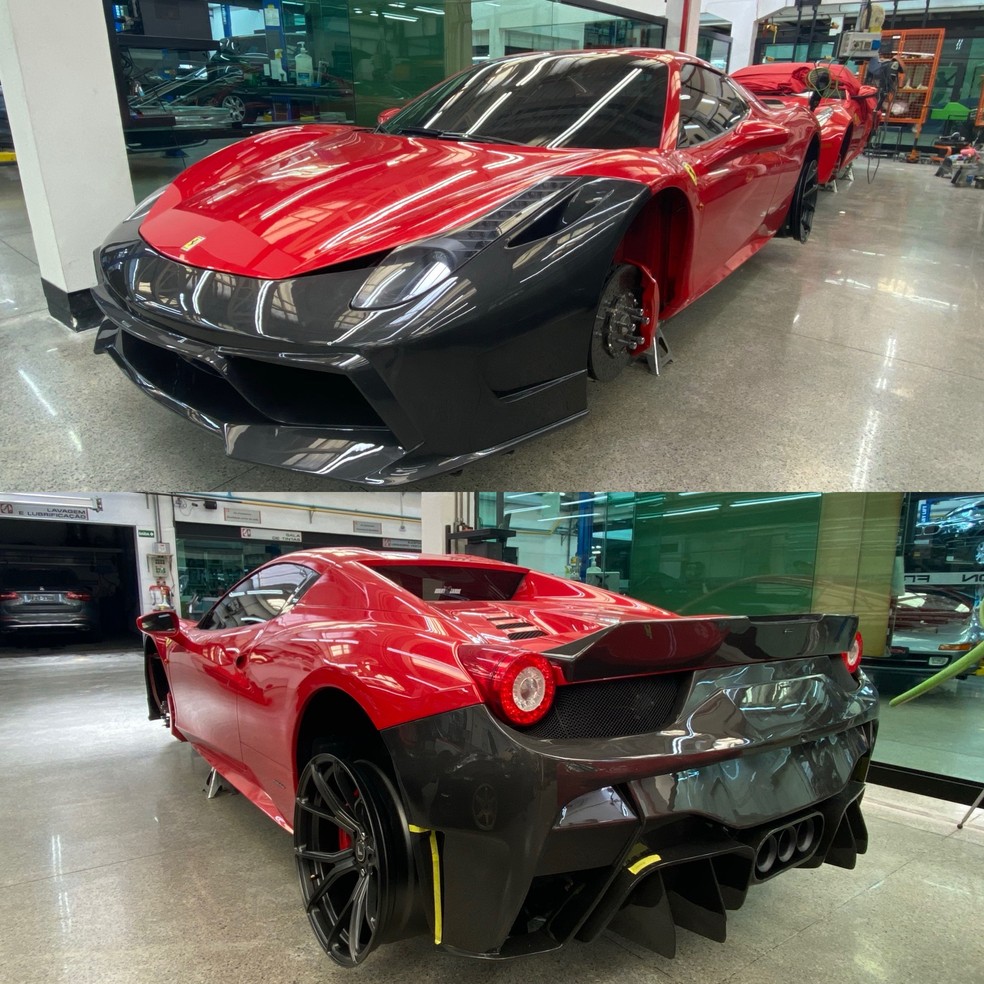 O processo de motnagem do kit da carroceria levou três semanas e teve alguns imprevistos — Foto: Raphael Panaro/Auto News Brasil
