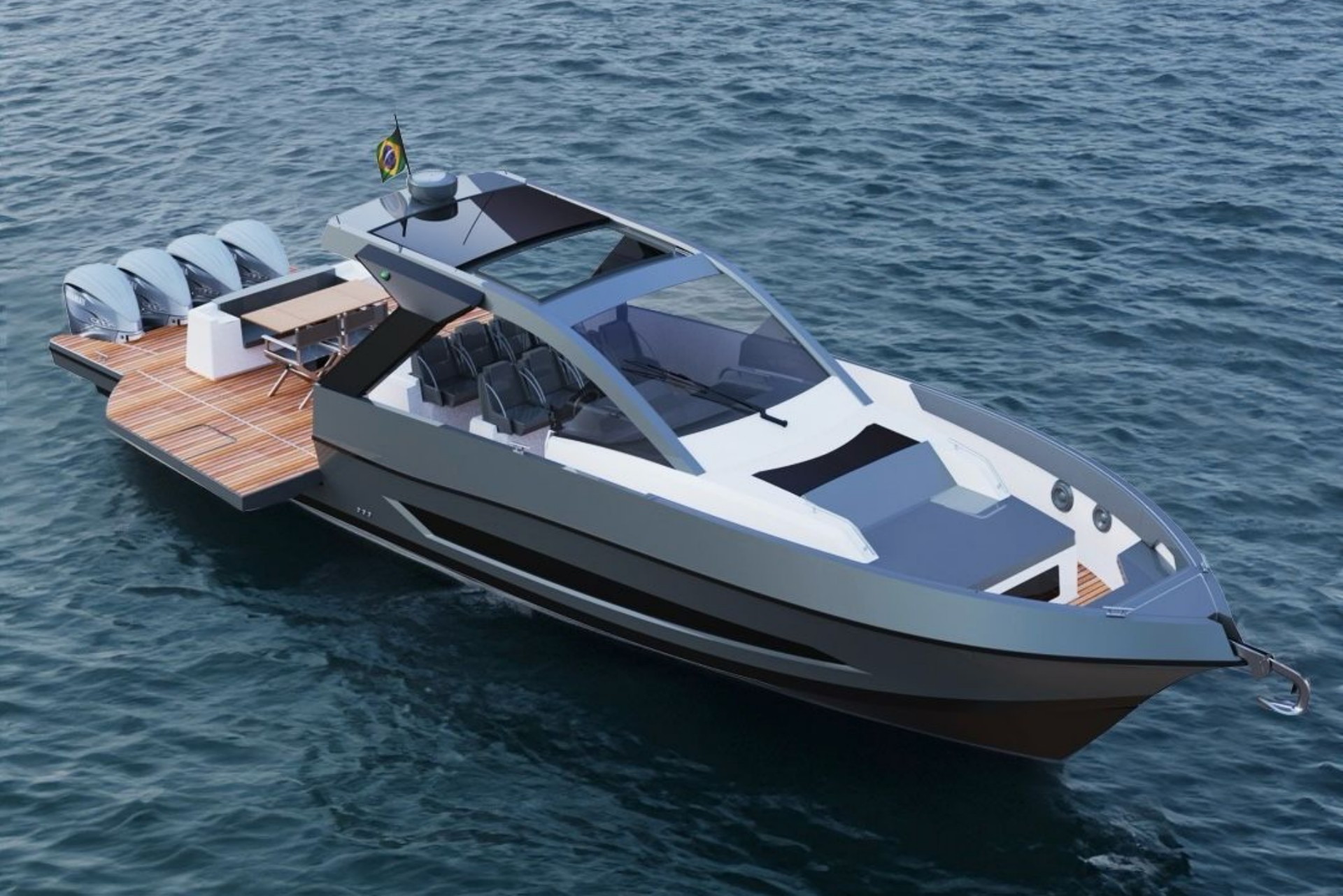 Iate de luxo brasileiro supera 2.400 cv e está à venda por R$ 7 milhões