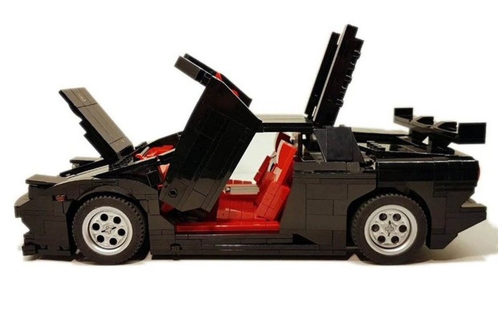 Lamborghini Diablo de lego (Foto: Divulgação) — Foto: Auto Esporte
