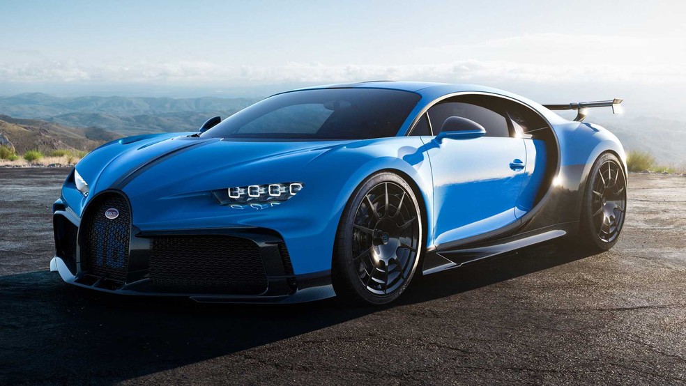 Bugatti Chiron Pur Sport acelera de 0 a 100 km/h em apenas 2,3 segundos — Foto: Divulgação